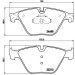 Brembo | Bremsbelagsatz, Scheibenbremse | P 06 074 Brembo | Bremsbelagsatz, Scheibenbremse | P 06 074