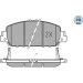 Meyle | Bremsbelagsatz, Scheibenbremse | 025 257 9216/PD Meyle | Bremsbelagsatz, Scheibenbremse | 025 257 9216/PD