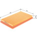 BOSCH 1 457 433 533 Luftfilter