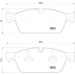 P 50 112 Bremsbelagsatz, Scheibenbremse PRIME LINE
