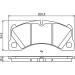 0 986 494 787 Bremsbelagsatz, Scheibenbremse