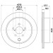 Hella | Bremsscheibe | 8DD 355 122-281