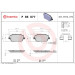 Brembo | Bremsbelagsatz, Scheibenbremse | P 85 077 Brembo | Bremsbelagsatz, Scheibenbremse | P 85 077