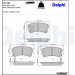 Delphi | Bremsbelagsatz, Scheibenbremse | LP1799 Delphi | Bremsbelagsatz, Scheibenbremse | LP1799