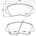 Brembo | Bremsbelagsatz, Scheibenbremse | P 30 123 Brembo | Bremsbelagsatz, Scheibenbremse | P 30 123