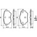 BOSCH Bremsbelagsatz, Scheibenbremse 0 986 494 716 BOSCH Bremsbelagsatz, Scheibenbremse 0 986 494 716