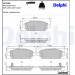 Delphi | Bremsbelagsatz, Scheibenbremse | LP3236 Delphi | Bremsbelagsatz, Scheibenbremse | LP3236