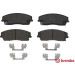 Brembo | Bremsbelagsatz, Scheibenbremse | P 11 041
