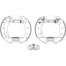 Hella Bremsbackensatz Shoe Kit Pro 8DB 355 004-471
