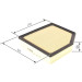 BOSCH F 026 400 456 Luftfilter BOSCH F 026 400 456 Luftfilter