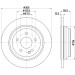 Hella | Bremsscheibe | 8DD 355 122-441 Hella | Bremsscheibe | 8DD 355 122-441