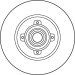 Bremsscheibe TRW SINGLE DF6042BS
