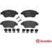Brembo | Bremsbelagsatz, Scheibenbremse | P 23 099