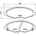 Hella Pagid | Bremsbelagsatz, Scheibenbremse | 8DB 355 013-181