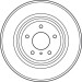 DF4983S Bremsscheibe TRW SINGLE DF4983S Bremsscheibe TRW SINGLE