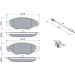 0 986 424 455 Bremsbelagsatz, Scheibenbremse