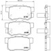 Hella | Bremsbelagsatz, Scheibenbremse | 8DB 355 016-451 Hella | Bremsbelagsatz, Scheibenbremse | 8DB 355 016-451