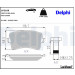 Delphi | Bremsbelagsatz, Scheibenbremse | LP2106 Delphi | Bremsbelagsatz, Scheibenbremse | LP2106