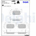 Delphi | Bremsbelagsatz, Scheibenbremse | LP2687 Delphi | Bremsbelagsatz, Scheibenbremse | LP2687