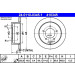 ATE | Bremsscheibe | 24.0110-0345.1 ATE | Bremsscheibe | 24.0110-0345.1
