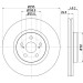 Hella | Bremsscheibe | 8DD 355 111-651