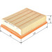 BOSCH 1 457 433 045 Luftfilter BOSCH 1 457 433 045 Luftfilter
