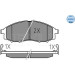 Meyle | Bremsbelagsatz, Scheibenbremse | 025 239 7017/W Meyle | Bremsbelagsatz, Scheibenbremse | 025 239 7017/W