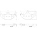 Brembo | Bremsbelagsatz, Scheibenbremse | P 68 021 Brembo | Bremsbelagsatz, Scheibenbremse | P 68 021