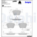 Delphi | Bremsbelagsatz, Scheibenbremse | LP1921