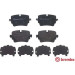 Brembo | Bremsbelagsatz, Scheibenbremse | P 36 033 Brembo | Bremsbelagsatz, Scheibenbremse | P 36 033
