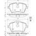 BOSCH Bremsbelagsatz, Scheibenbremse 0 986 494 168