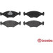 Brembo | Bremsbelagsatz, Scheibenbremse | P 23 055
