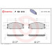 Brembo | Bremsbelagsatz, Scheibenbremse | P 59 015 Brembo | Bremsbelagsatz, Scheibenbremse | P 59 015
