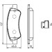 BOSCH | Bremsbelagsatz, Scheibenbremse | 0 986 494 604 BOSCH | Bremsbelagsatz, Scheibenbremse | 0 986 494 604