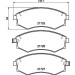 Hella | Bremsbelagsatz, Scheibenbremse | 8DB 355 016-691