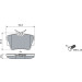 BOSCH | Bremsbelagsatz, Scheibenbremse | 0 986 494 040 BOSCH | Bremsbelagsatz, Scheibenbremse | 0 986 494 040