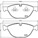 Hella Pagid | Bremsbelagsatz, Scheibenbremse | 8DB 355 012-661