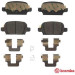 Brembo | Bremsbelagsatz, Scheibenbremse | P 59 037 Brembo | Bremsbelagsatz, Scheibenbremse | P 59 037