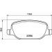 Hella | Bremsbelagsatz, Scheibenbremse | 8DB 355 006-741