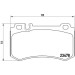 Brembo Bremsbelagsatz, Scheibenbremse PRIME LINE P 50 061