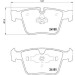 Brembo | Bremsbelagsatz, Scheibenbremse | P 50 116 Brembo | Bremsbelagsatz, Scheibenbremse | P 50 116