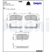 Delphi | Bremsbelagsatz, Scheibenbremse | LP954 Delphi | Bremsbelagsatz, Scheibenbremse | LP954