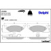 Delphi Bremsbelagsatz, Scheibenbremse LP2085