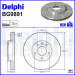 Delphi | Bremsscheibe | BG9891