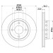 Hella | Bremsscheibe | 8DD 355 127-131 Hella | Bremsscheibe | 8DD 355 127-131