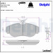 Delphi | Bremsbelagsatz, Scheibenbremse | LP913