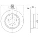 Hella | Bremsscheibe | 8DD 355 103-701