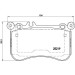 Brembo | Bremsbelagsatz, Scheibenbremse | P 50 098