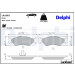 Delphi | Bremsbelagsatz, Scheibenbremse | LP1603