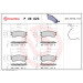 Brembo | Bremsbelagsatz, Scheibenbremse | P 49 023 Brembo | Bremsbelagsatz, Scheibenbremse | P 49 023